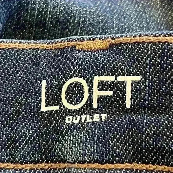 Loft Outlet Modern Skinny Jeans Women's 12 Mid-Rise Blue Medium Wash - Picture 5 of 9